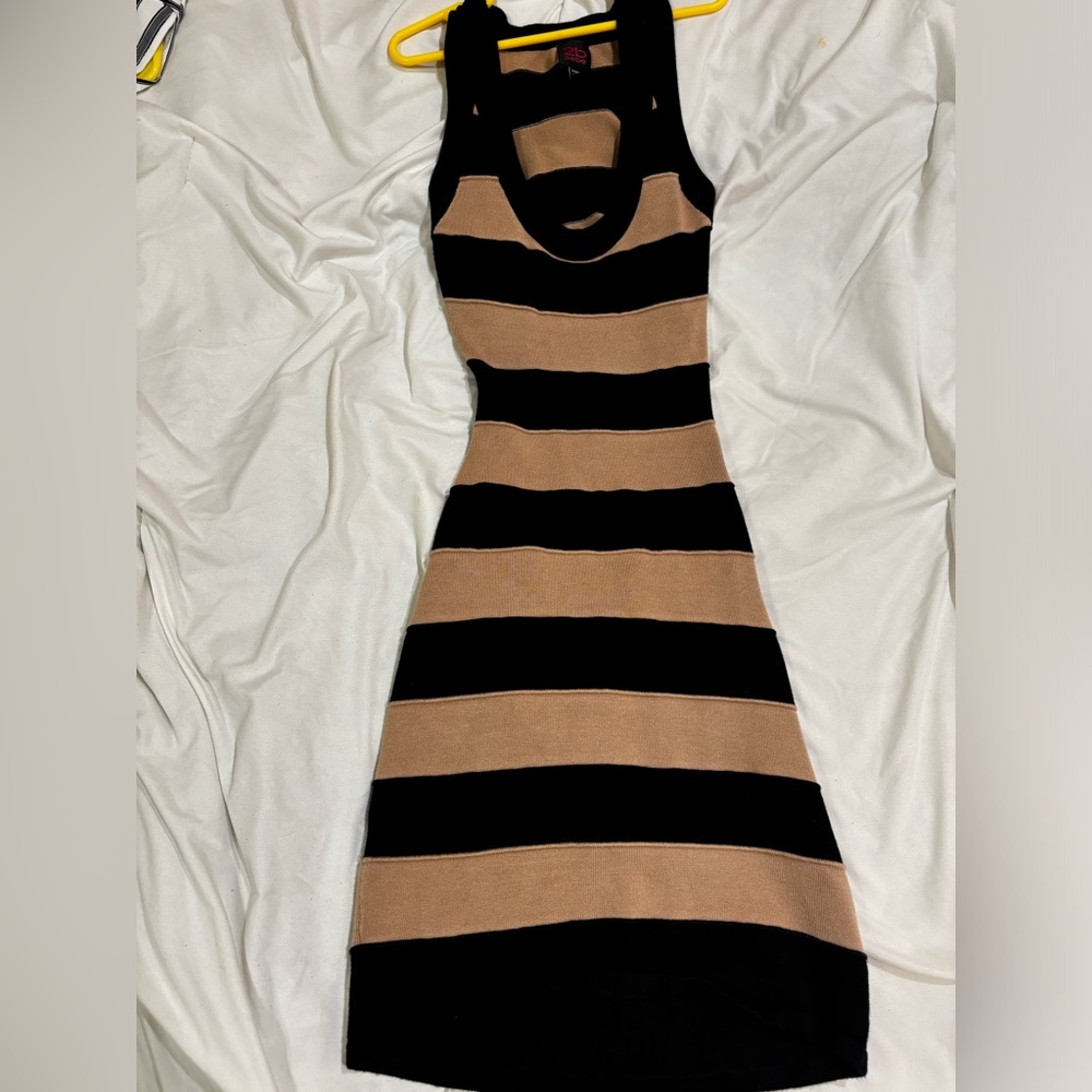 Stripped dress from Bebe